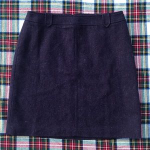 NWT- Talbots Wool Pencil Skirt Purple